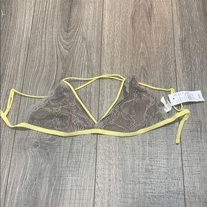PacSun Gray Lace Bralette